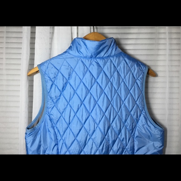 Women’s L.L Bean Light Blue Quilted Vest Size S - Picture 6 of 6